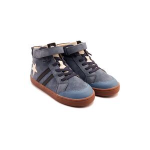 Old Soles Wos High-Top Leather & Suede Sneaker, Blue